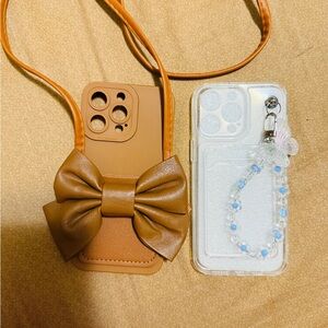 iPhone 14 Pro Max phone covers Phone Cases (2 New and 3 used)